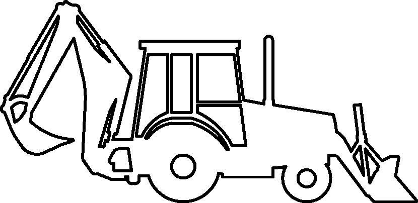 maquinaria backhoe