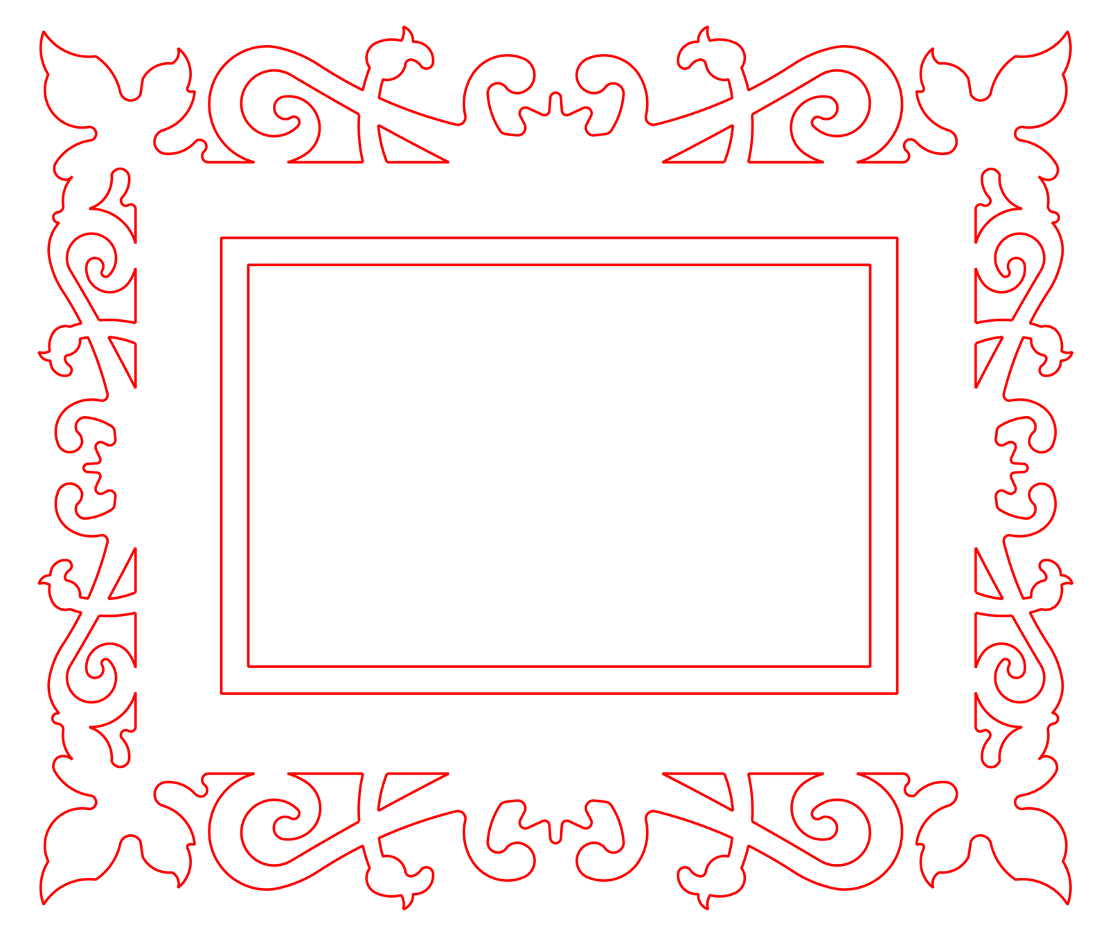 marco rectangular