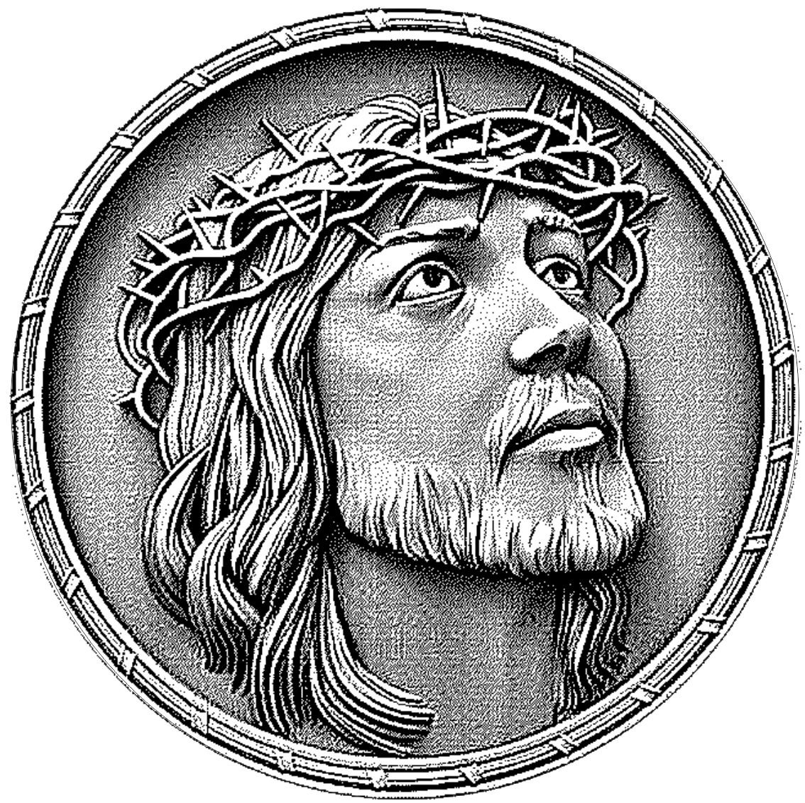 medallón jesús