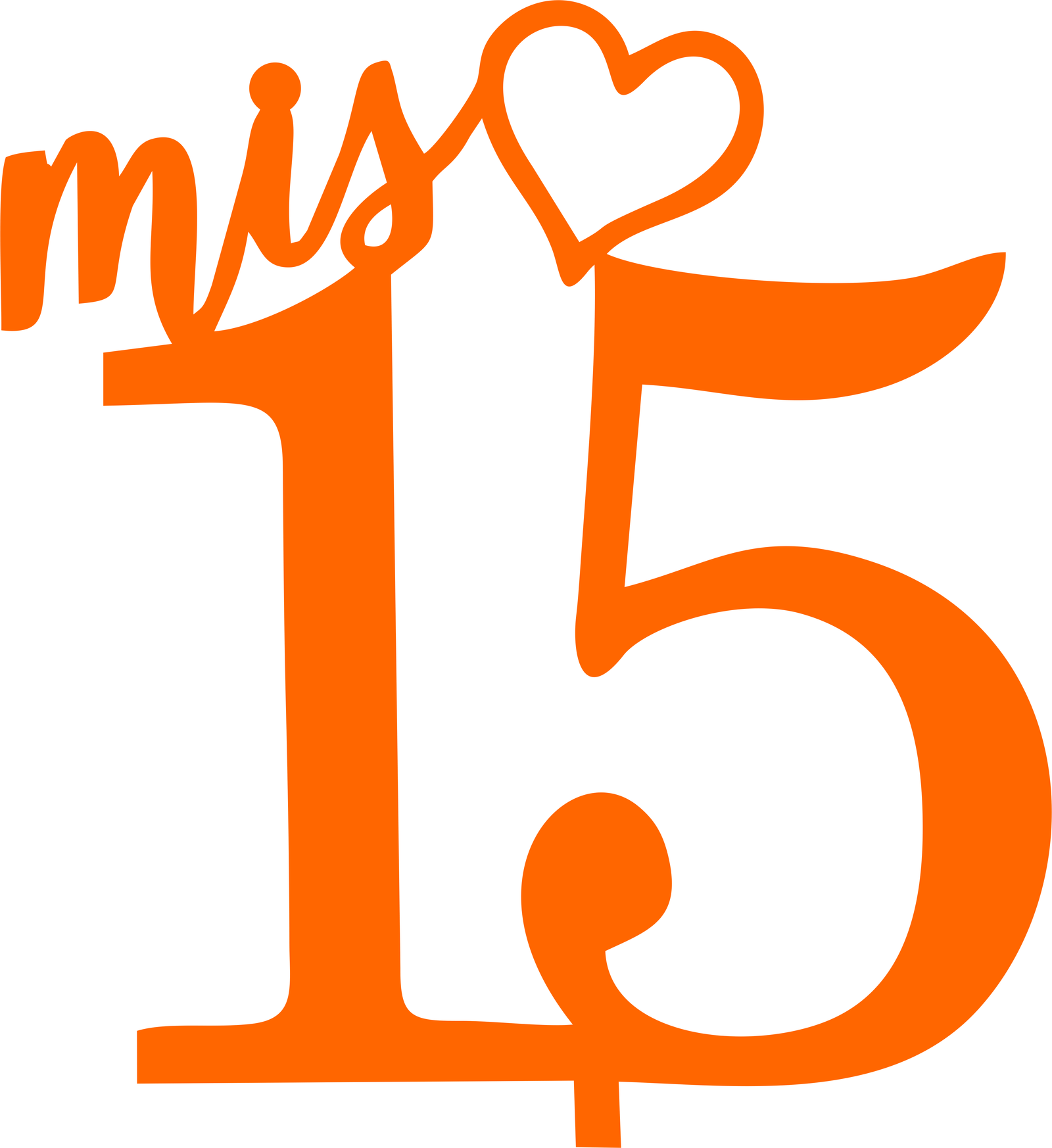 mis 15 con corazón