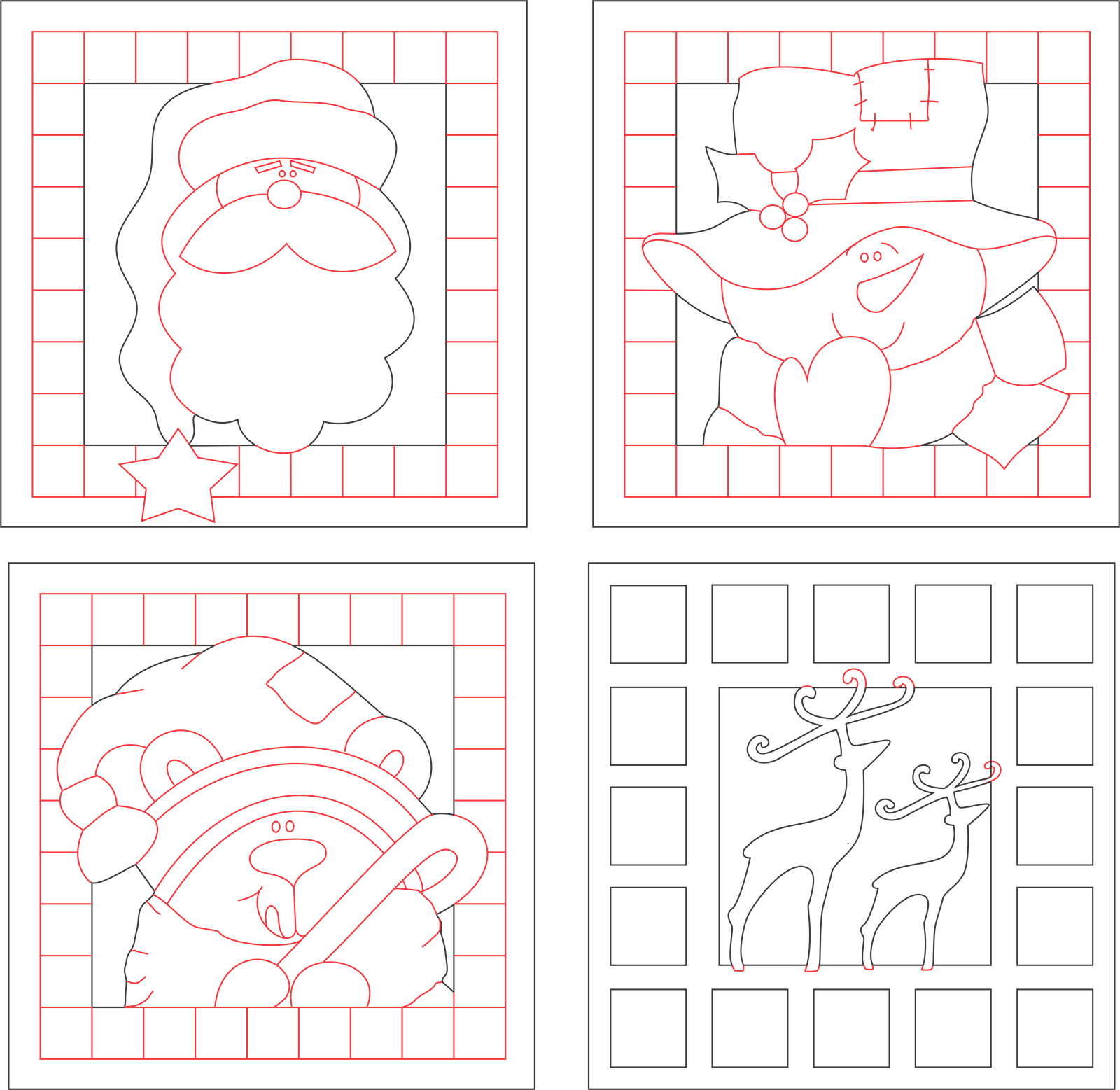 mosaicos navideños