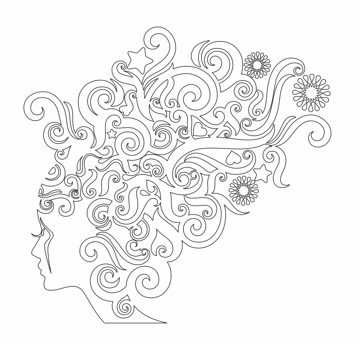 mujer espirales