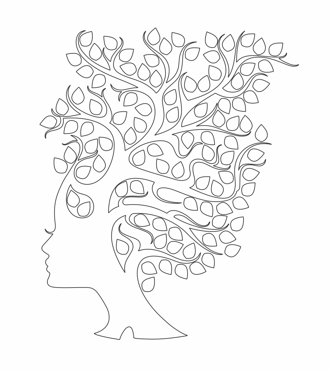 mujer árbol