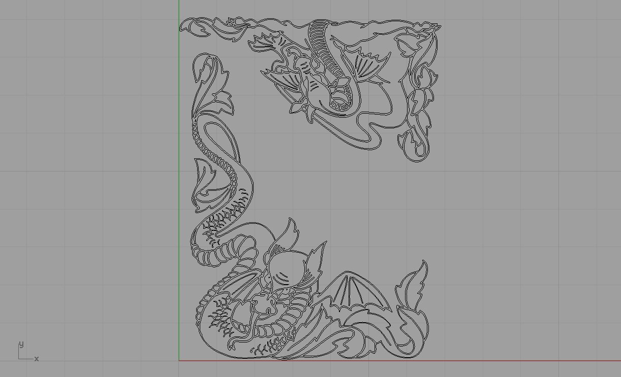 par de dragones