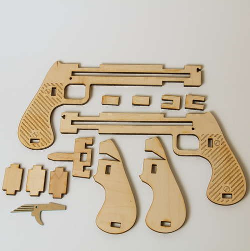 pistola de ligas