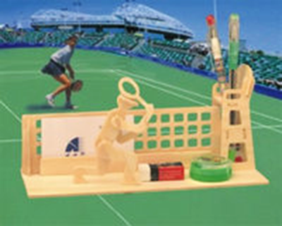 porta plumas tenis