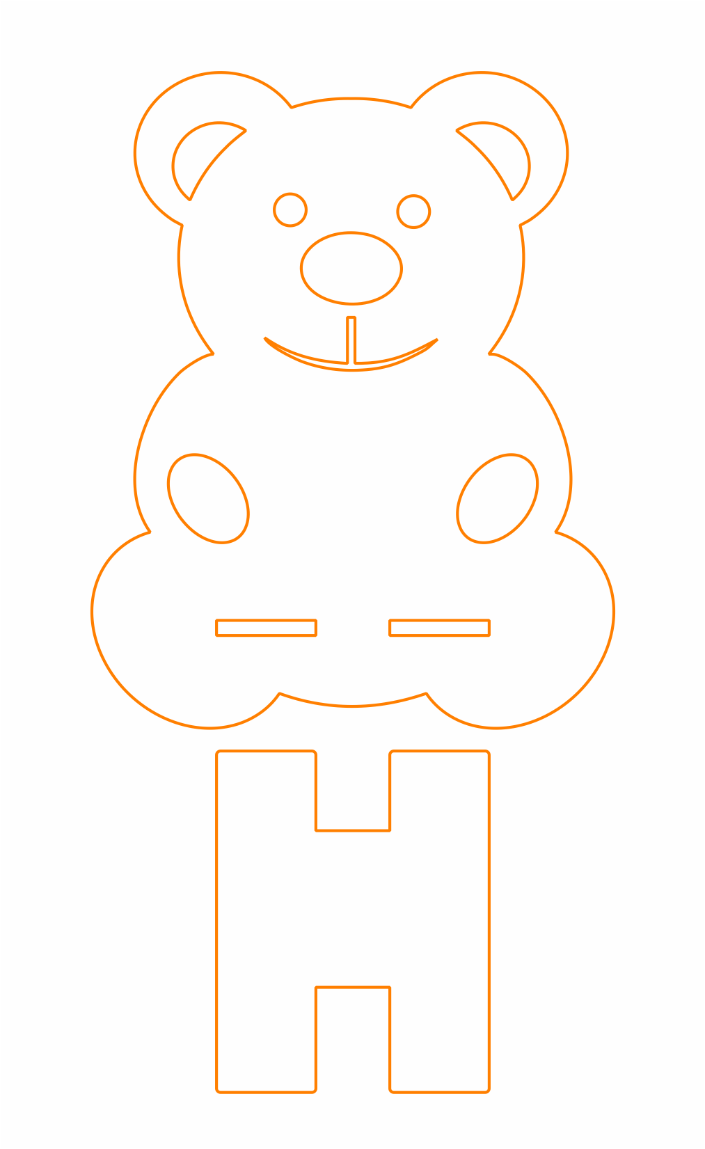 portacelular oso