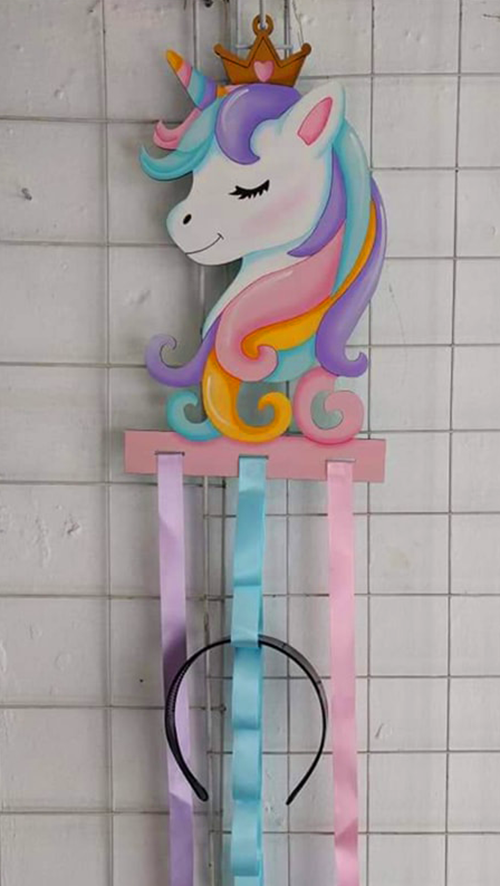 portamoños unicornio