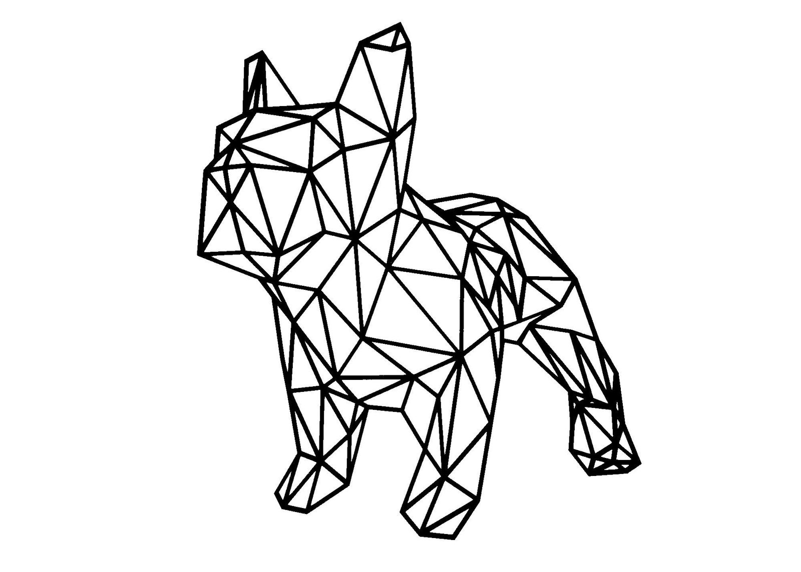 pug geométrico