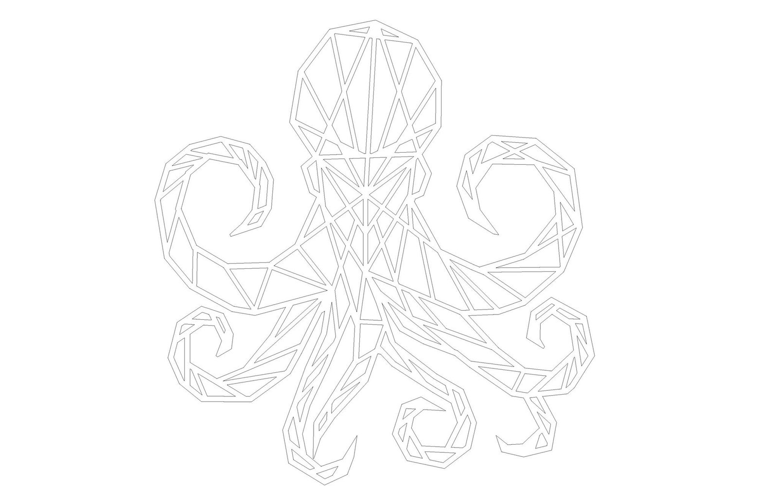 pulpo geométrico