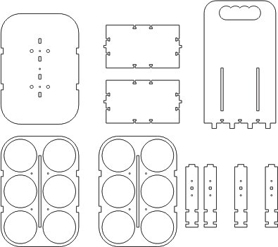 rack para 6 latas