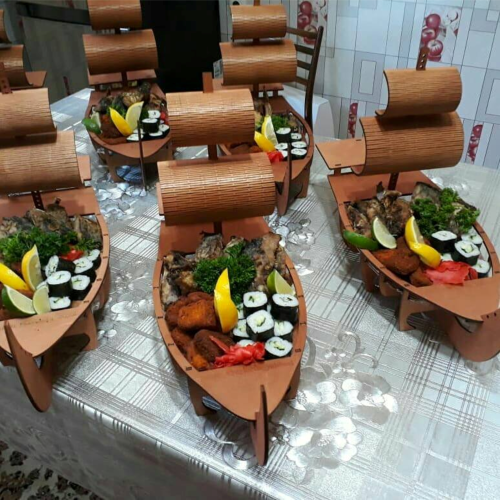 recipiente para alimentos de barco