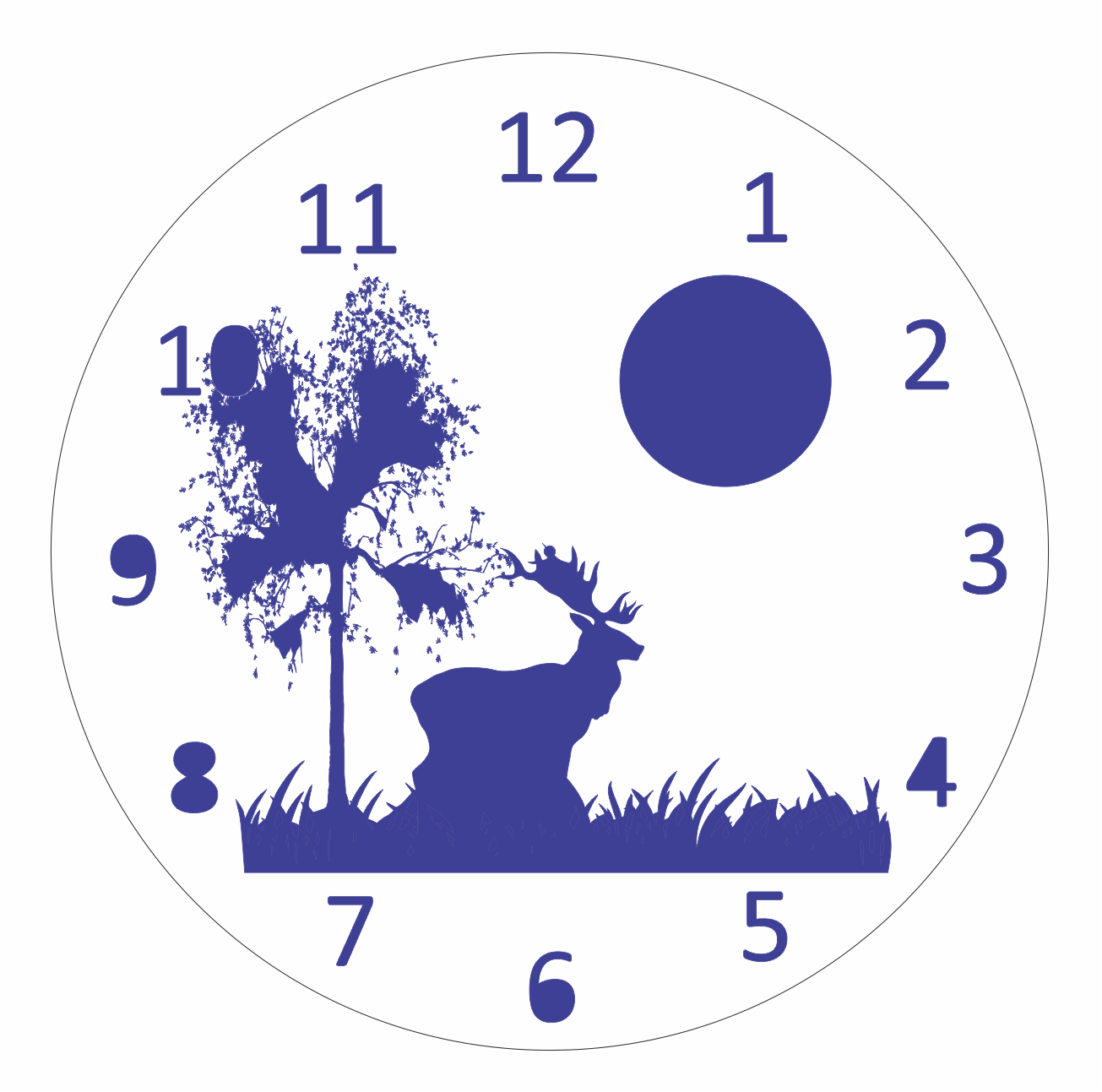 reloj con alce