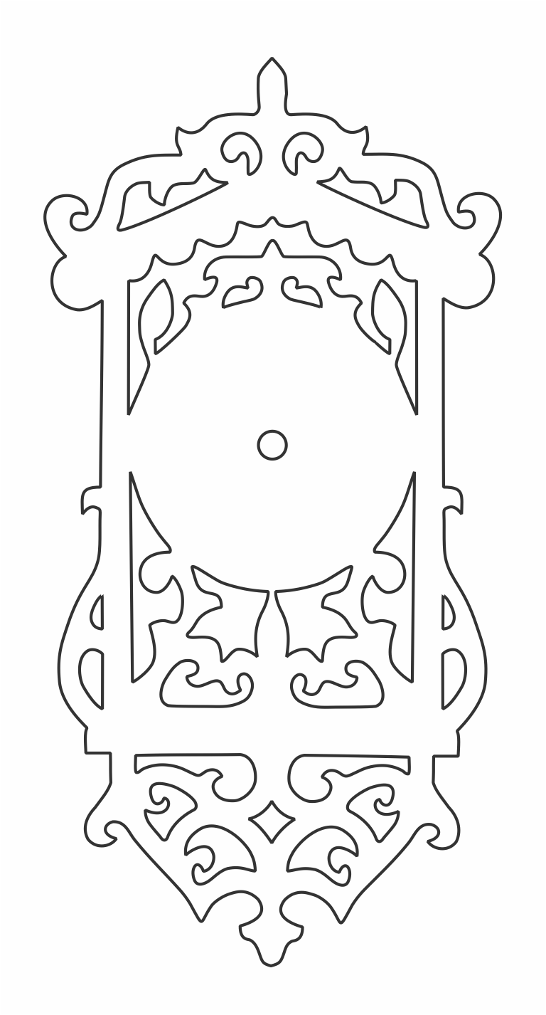 reloj rectangular