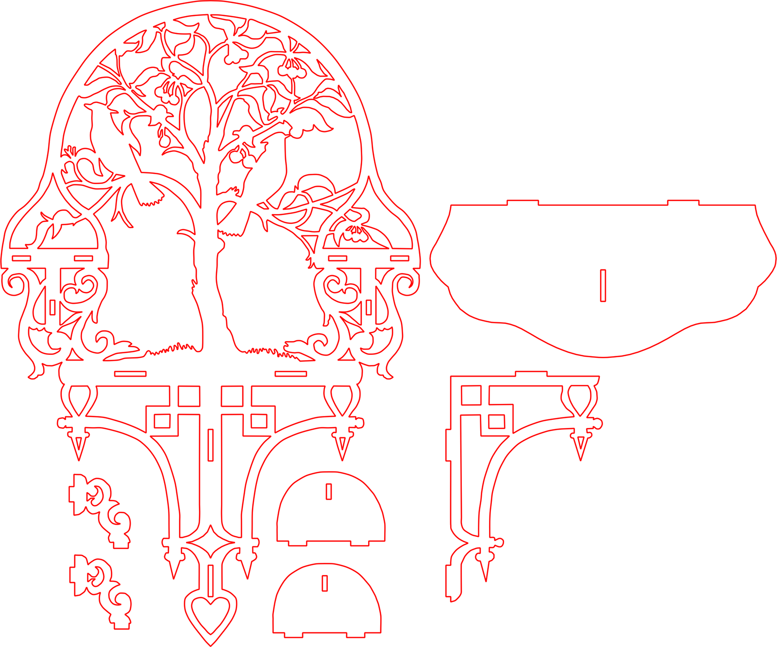 repisa de árbol