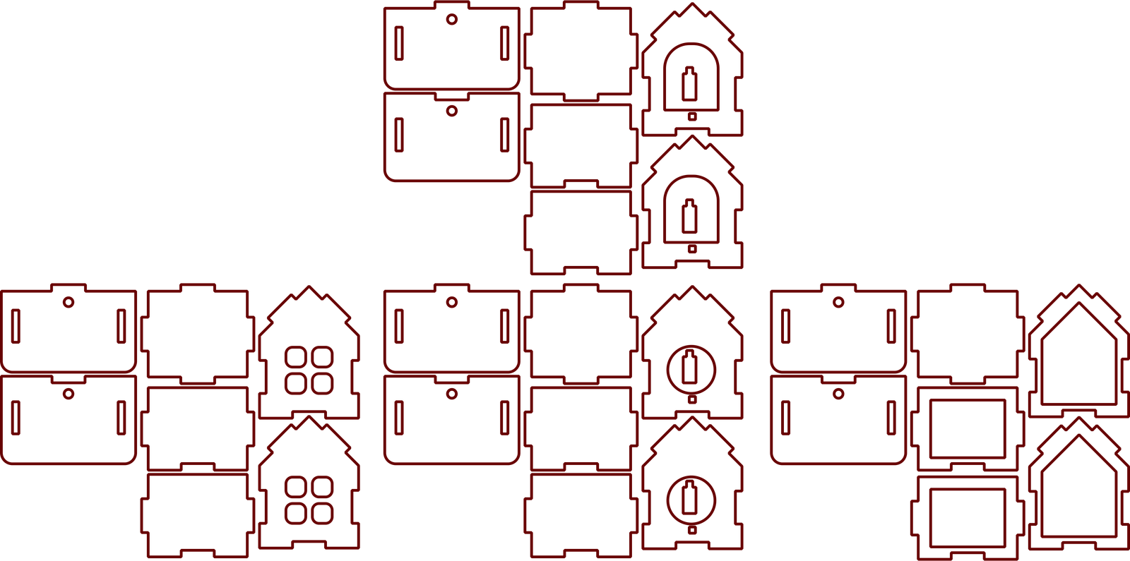 set de casitas
