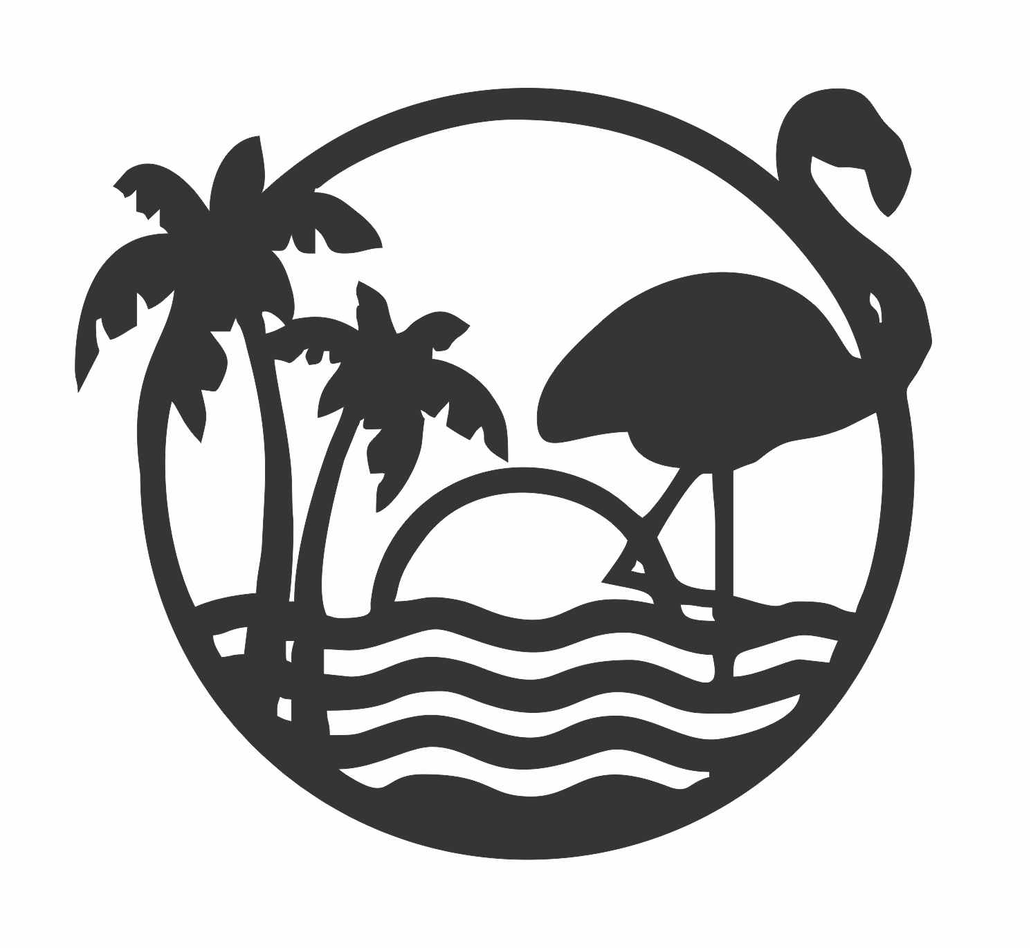 símbolo de playa