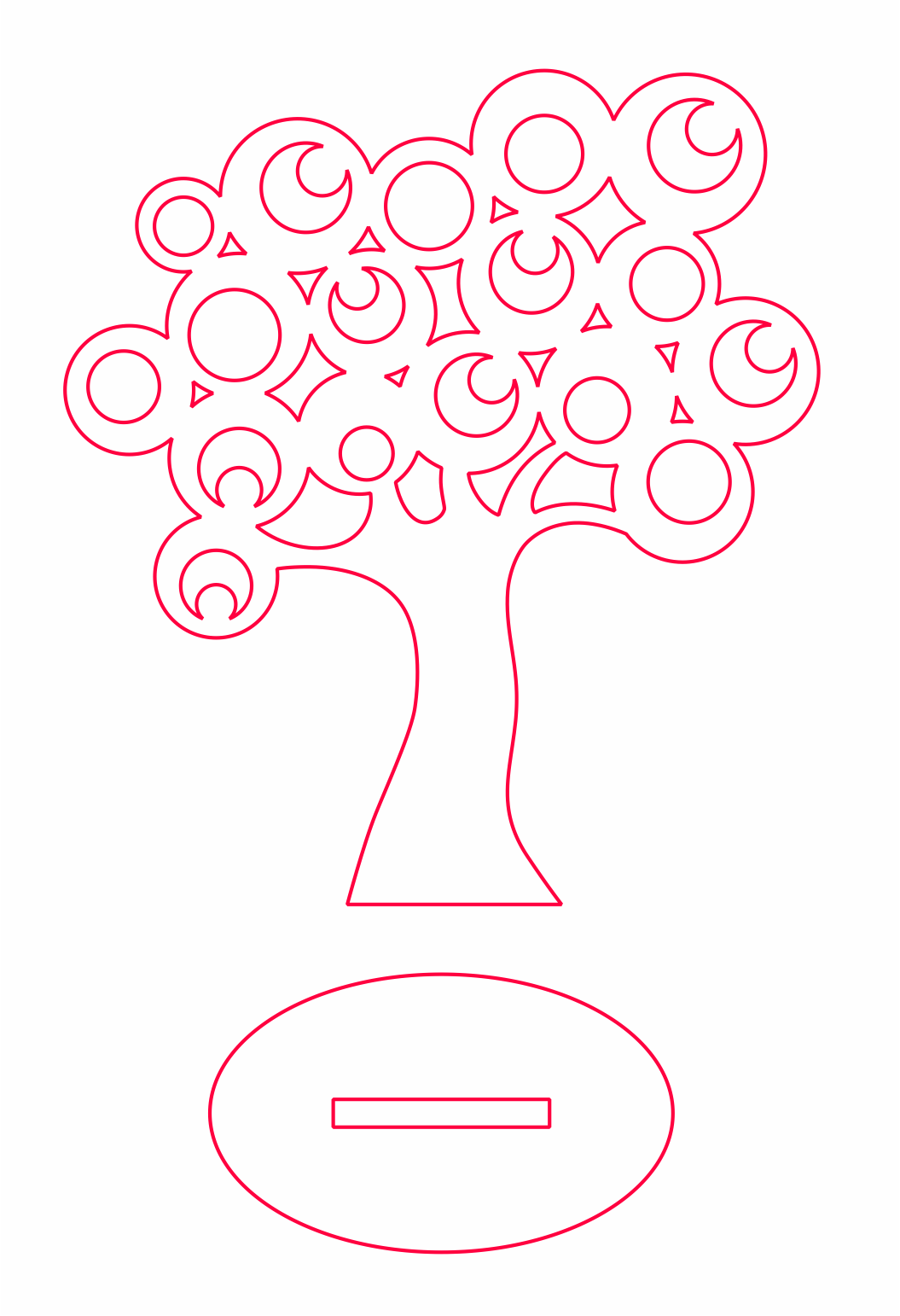 árbol de círculos