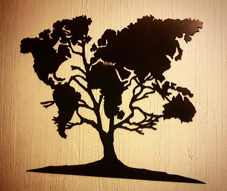 árbol de mapamundi