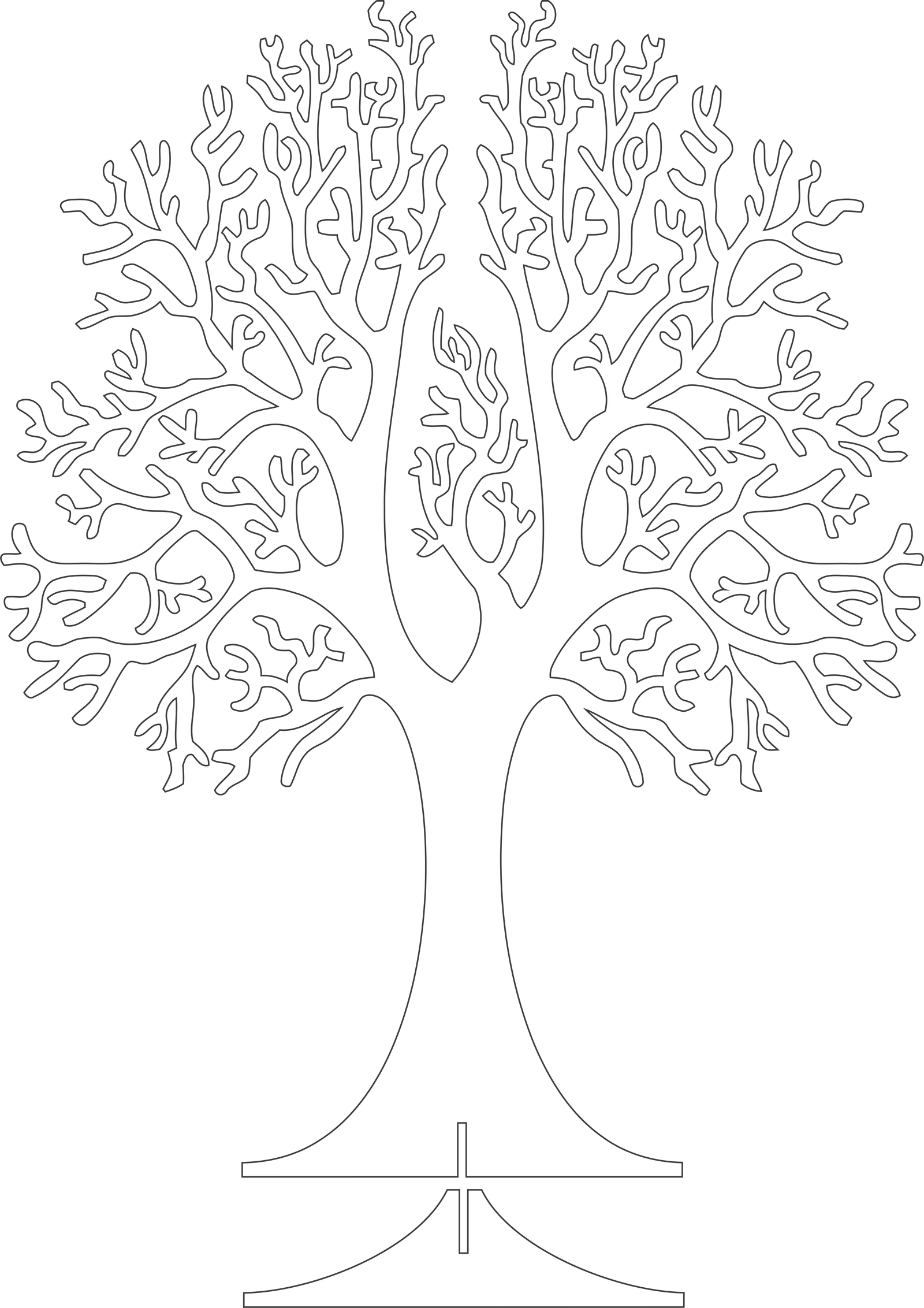 árbol deshojado