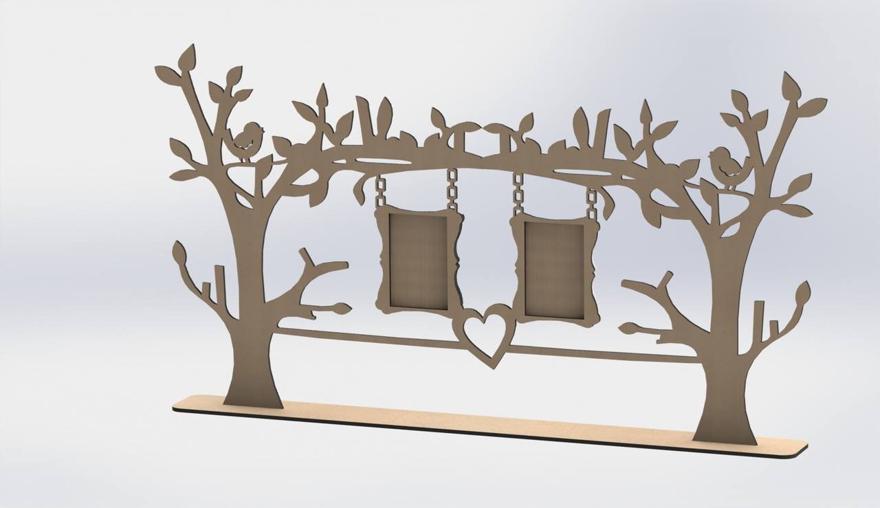 árbol para fotos de pareja