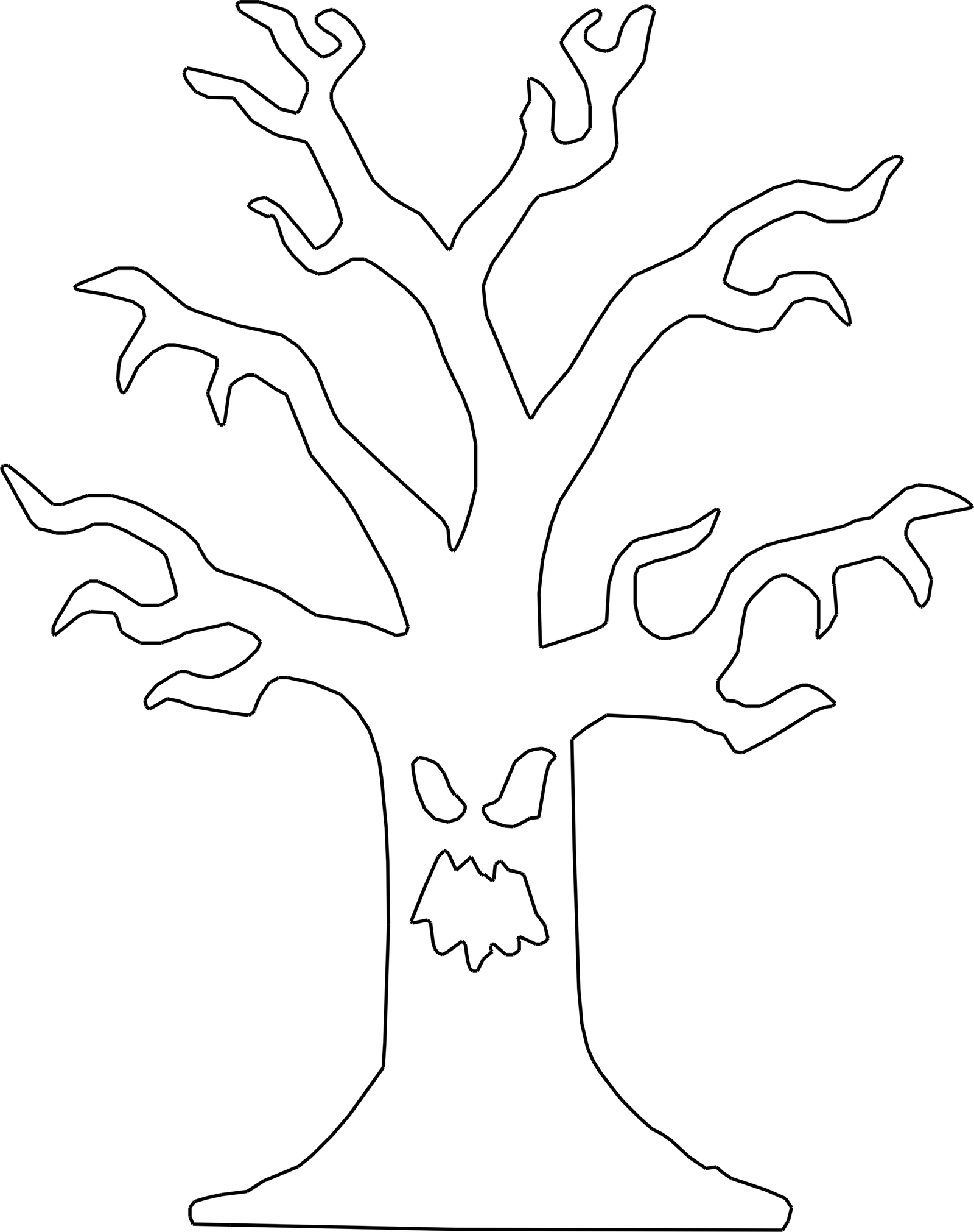 árbol tétrico