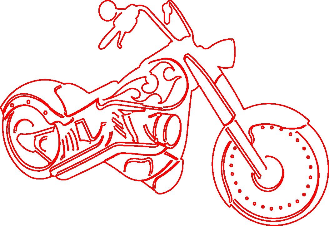 motocicleta chopper