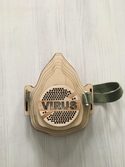 máscara antivirus
