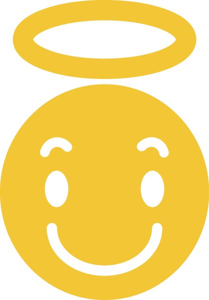 carita con aureolea