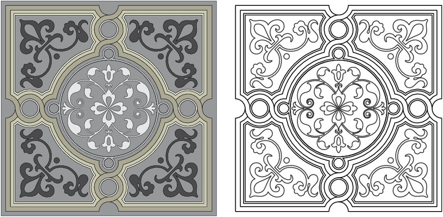 diseño de azulejo