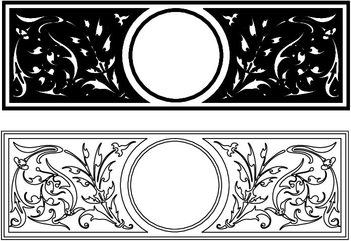 estampa decorativa