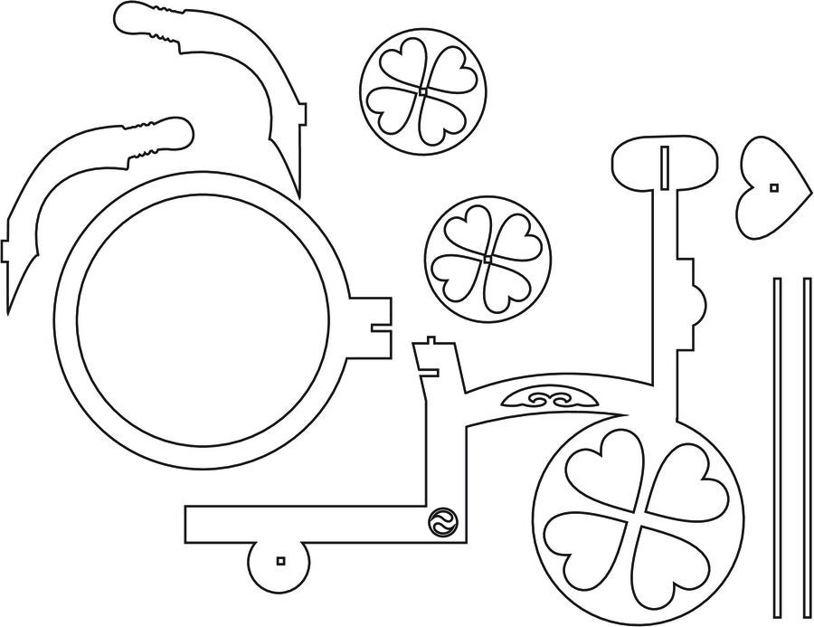 florero bicicleta