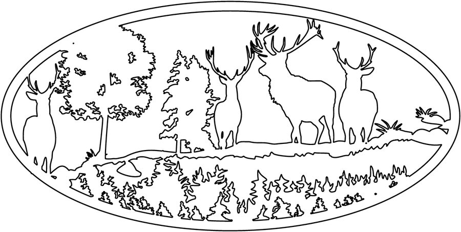 paisaje oval
