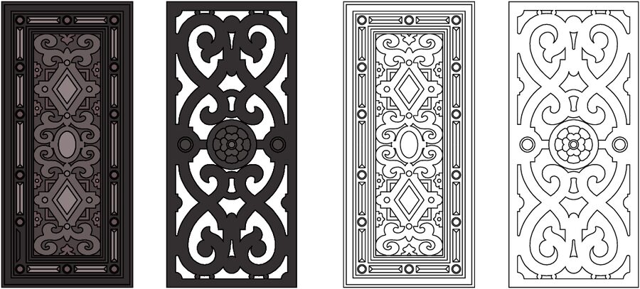 patron para mueble