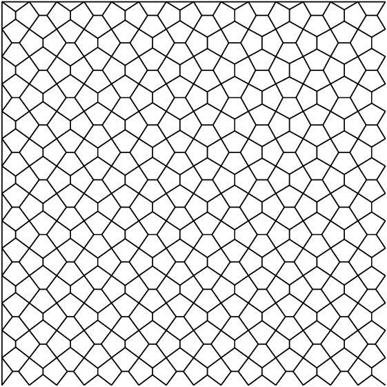 patrón de mosaico