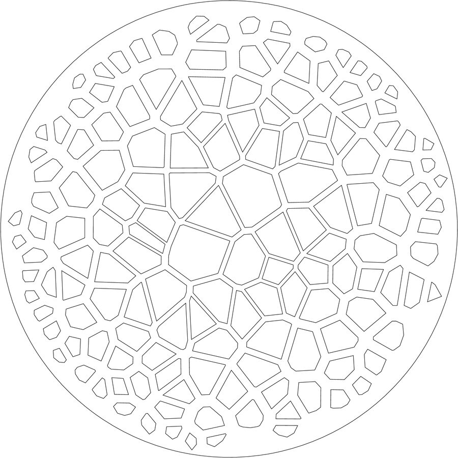 patrón voronoi 2d