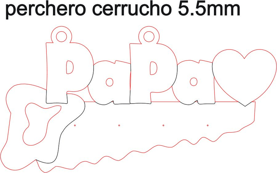 perchero serrucho