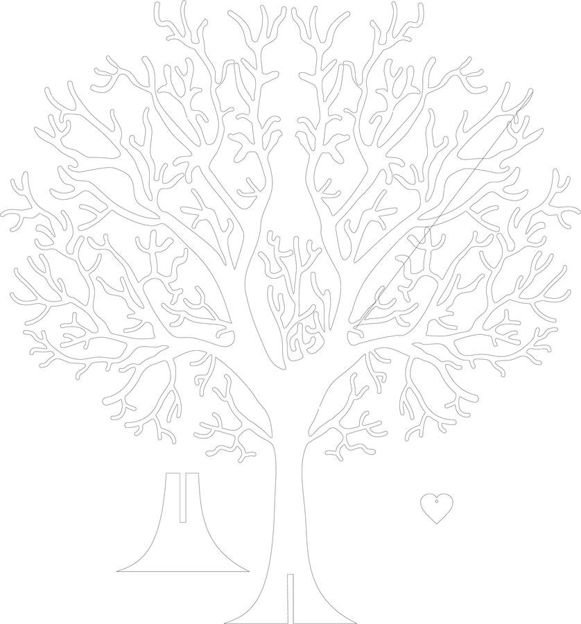 árbol con ramas